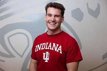 Kyle Bolen. Photo by Liz Kaye, Indiana University